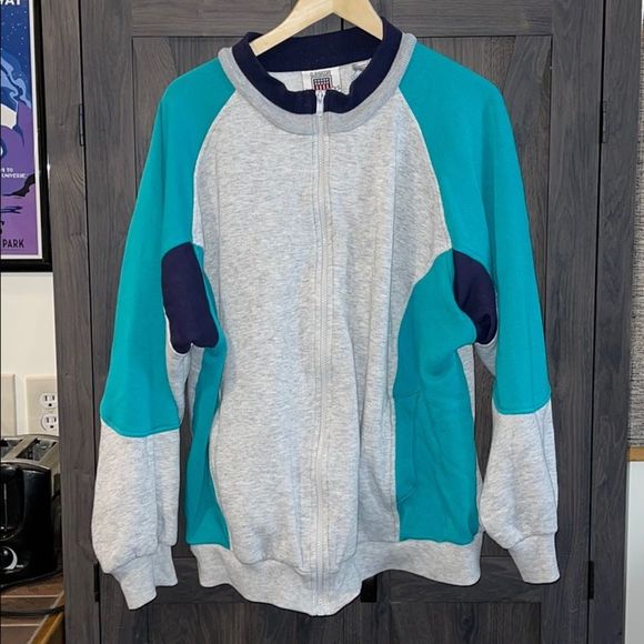 Vintage Other - RARE Vintage 1990s Zip Up Sweatshirt